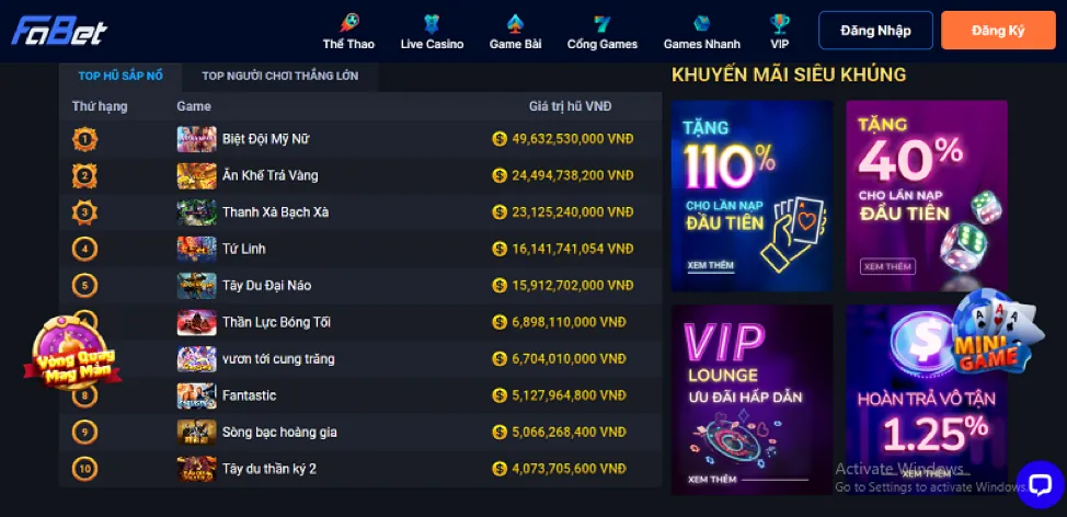 Kho game đa dạng tại 88a a